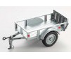 1/18 - 1/12 - Utility trailer B (Silver)