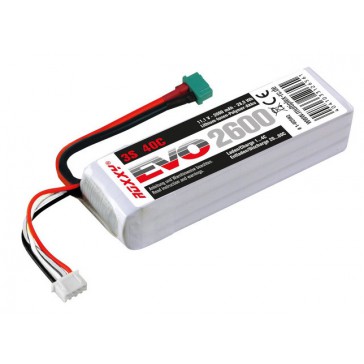 ROXXY EVO LiPo 3-2600M 40C : 28,9 Wh