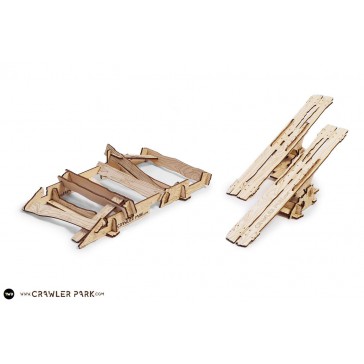 BASIC KIT of 2 obstacles for RC Crawler Park course 1/24 & 1/18 scale