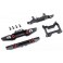 Bumper, front (1), rear (1), 6061-T6 aluminum (black-anodized) (assem