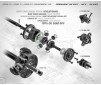 GEAR DIFFERENTIAL 1/10 PAN CAR - SET