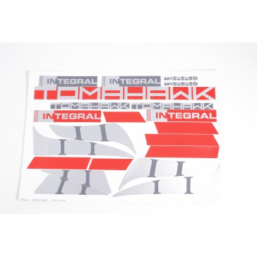 80mm Integral - Sticker (Red)