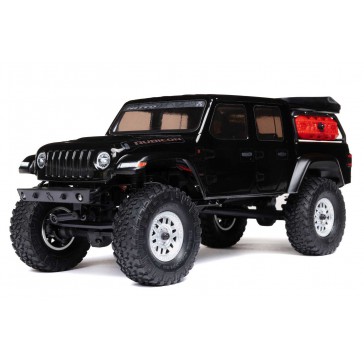 1/24 SCX24 Jeep JT Gladiator 4WD Rock Crawler Brushed RTR, Black