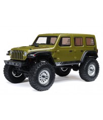 SCX24 2019 Jeep Wrangler JLU CRC, Green: 1/24 4WD RTR