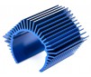 Heat sink, low profile, Velineon 1200XL (aluminum, blue-anodized)