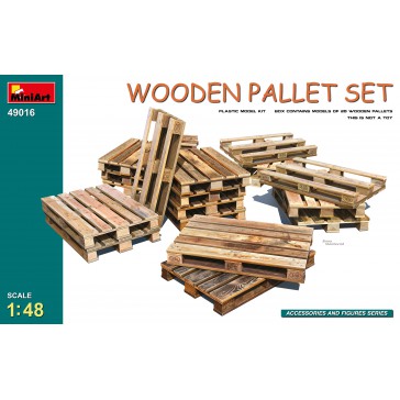 Wooden Pallet Set 1/48