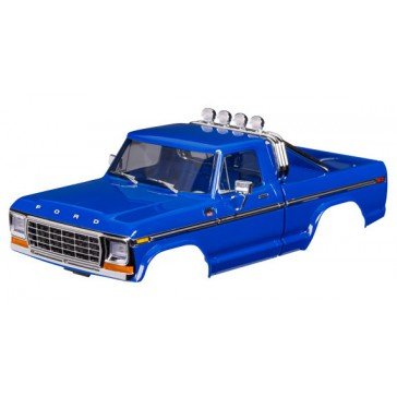 Body, Ford F-150 Truck (1979), complete, blue (includes grille, side