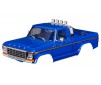 Body, Ford F-150 Truck (1979), complete, blue (includes grille, side