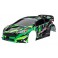 Body, Ford Fiesta ST Rally VXL, green (painted, decals applied)