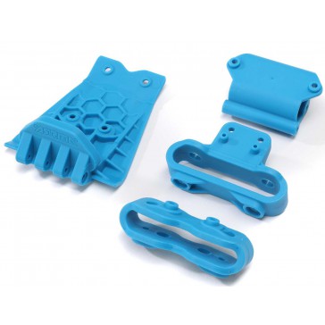 Lower Skid And Bumper Mount Set - Blue