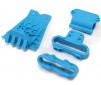 Lower Skid And Bumper Mount Set - Blue