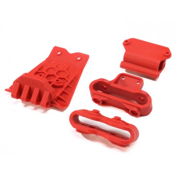 Lower Skid And Bumper Mount Set - Red