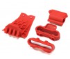 Lower Skid And Bumper Mount Set - Red