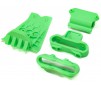 Lower Skid And Bumper Mount Set - Green