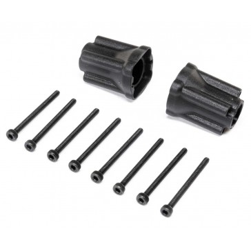 Rear Axle Mount Set, 0 deg: Mini LMT