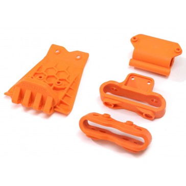 Lower Skid And Bumper Mount Set - Orange