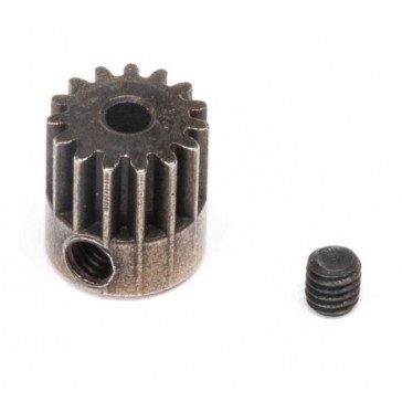 Pinion Gear, 15T, 0.5M, 2mm Shaft: Mini LMT