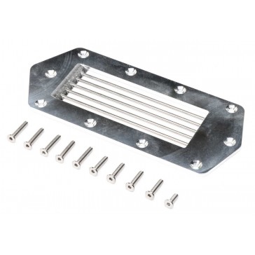 Aluminum, Stainless Intake Grate: Jetstream