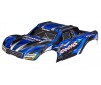 Body, Maxx Slash, blue (painted)/ decal sheet (assembled with body su