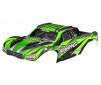 Body, Maxx Slash, green (painted)/ decal sheet (assembled with body s