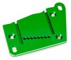 Motor mount cap, 6061-T6 aluminum (green-anodized)