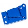 Motor mount cap, 6061-T6 aluminum (blue-anodized)