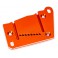 Motor mount cap, 6061-T6 aluminum (orange-anodized)