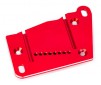 Motor mount cap, 6061-T6 aluminum (red-anodized)