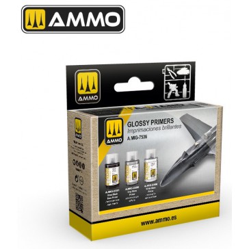 AMMO A-STAND GLOSSY PRIMERS SET 3x30 ML