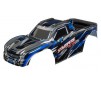 Body, Stampede 4X4 VXL, blue (painted, decals applied) (assembled wit