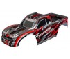 Body, Stampede 4X4 VXL, red (painted, decals applied) (assembled with