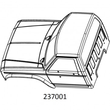 EMOX3 :  transparent car shell kit