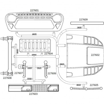 EMOX - Car shell trim (BAG J)