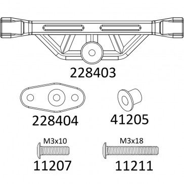 EMOX - rear balance link bracket