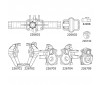 EMOX - front axle housing assembly