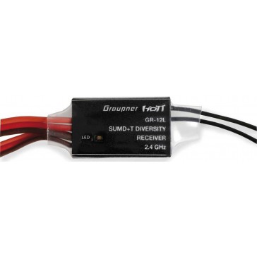 GR-12L SUMD+T 2 antennas 2.4 GHz receiver