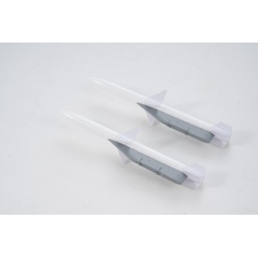 64mm F-16  2024 Version - Missile Set1 (Gray)