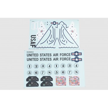 64mm F-16  2024 Version - Decal Sheet (Thunderbird)