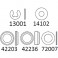 EMOX - Gasket assembly for transmission