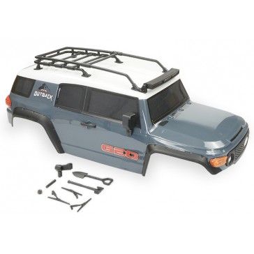 OUTBACK GEO 4x4 ASSEMBLED BODY W/ACCESSORIES - GREY