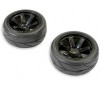 BANZAI TREADED TYRE ON 6-SPOKE WHEEL (PR) - BLACK