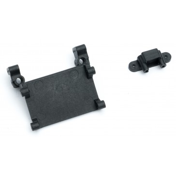 FCX24M - ESC MOUNT & SWITCH MOUNT