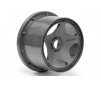 Super Star Wheel Gunmetal Rear (120X75Mm)