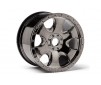 Warlock Wheel Black Chrome (83X56Mm/2Pcs)