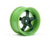 Work Meister S1 Wheel Green (3Mm Offset/2Pcs)