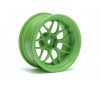 Tech 7 Wheel Green 52X26X+9Mm Offset (2Pcs)