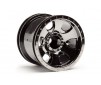 Warlock Wheel Black Chrome (2.2In/2Pcs)