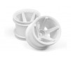 Super Star Mt Wheels Front (White/2.2In/2Pcs)