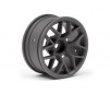 RTR Wheel 26Mm Gunmetal (6Mm Offset/2Pcs)