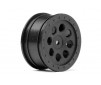 St-8 Wheel Black (0Mm Offset/2Pcs)